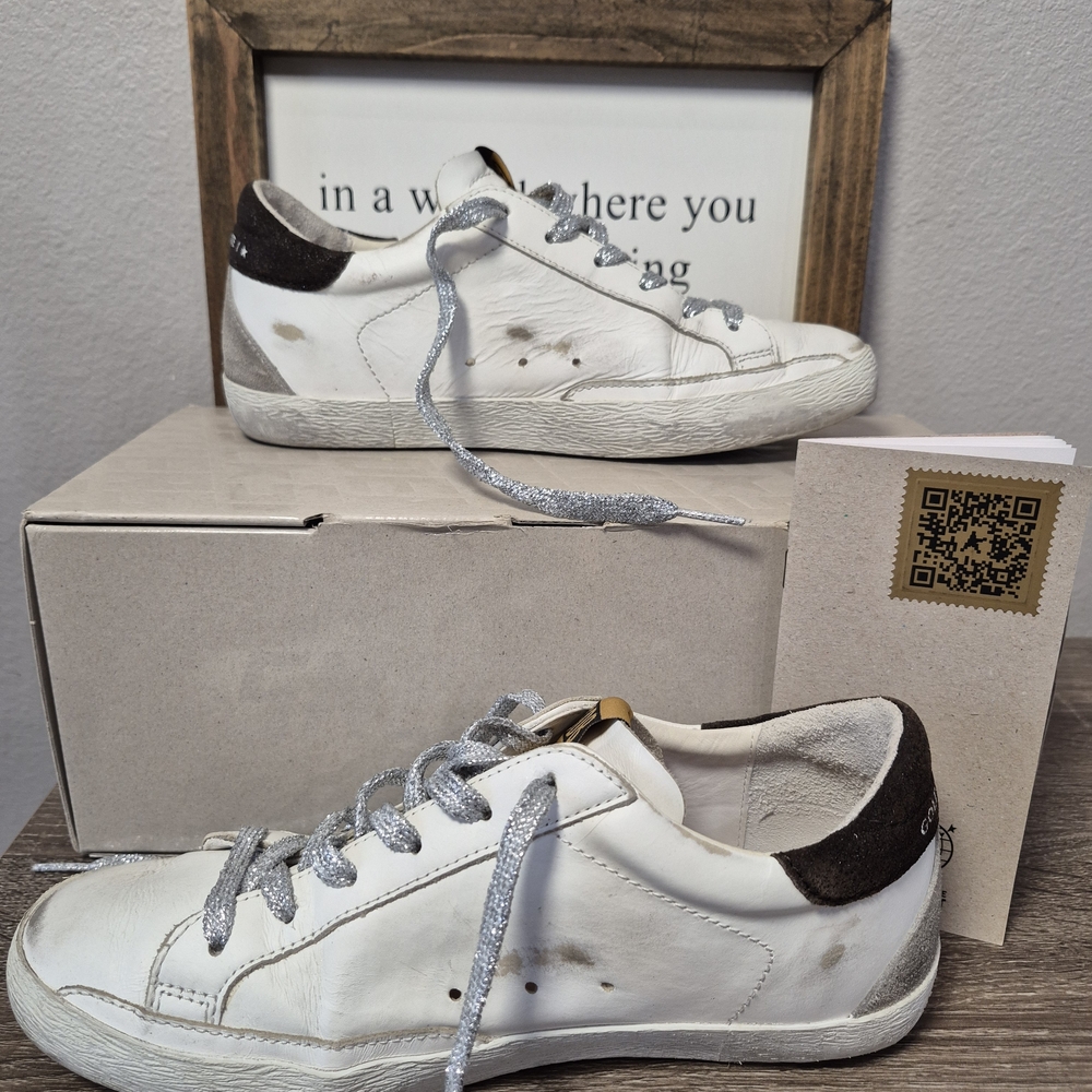 Golden Goose Sneakers Size 38 In Great Condition - Picture 3 of 10
